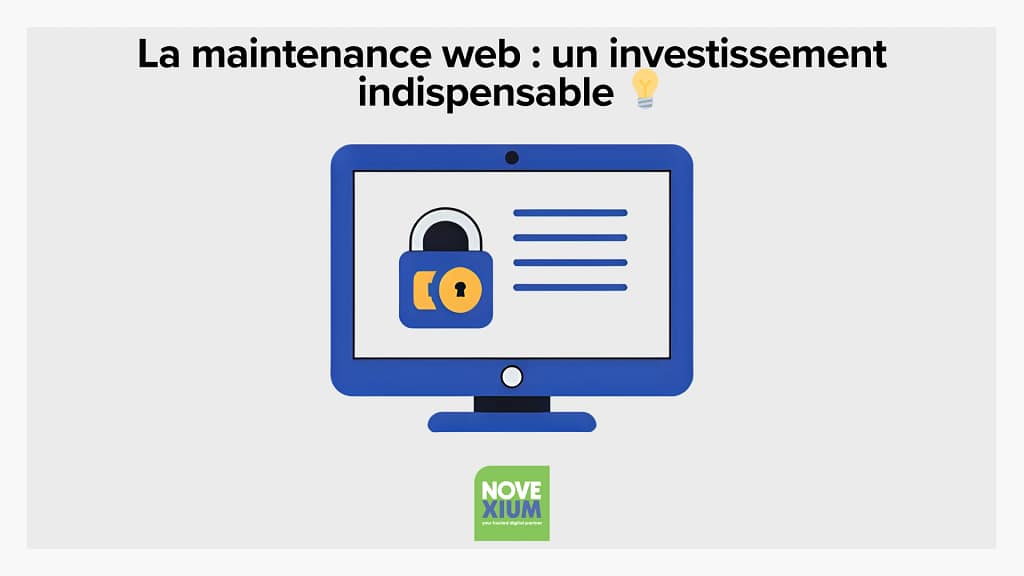 Maintenance de site web – ordinateur avec engrenages