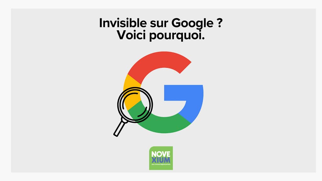 pourquoi site n’apparaît pas sur Google